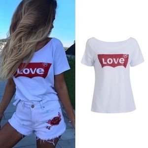 t shirt love levis